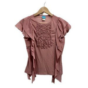 Gauzy Pink Top - Size S